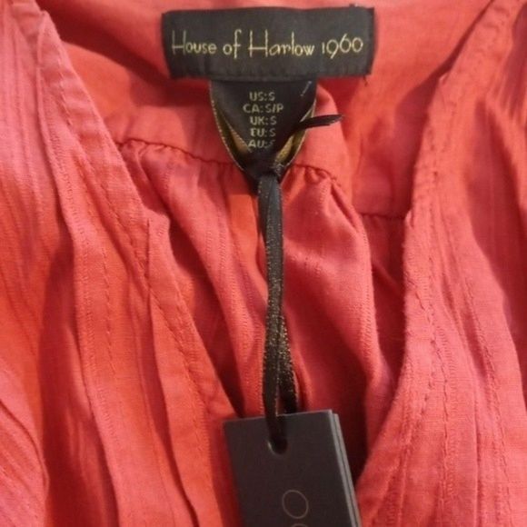 NWT House of Harlow 1960 Boho Skirt Set Burnt Orange - Picture 3 of 14